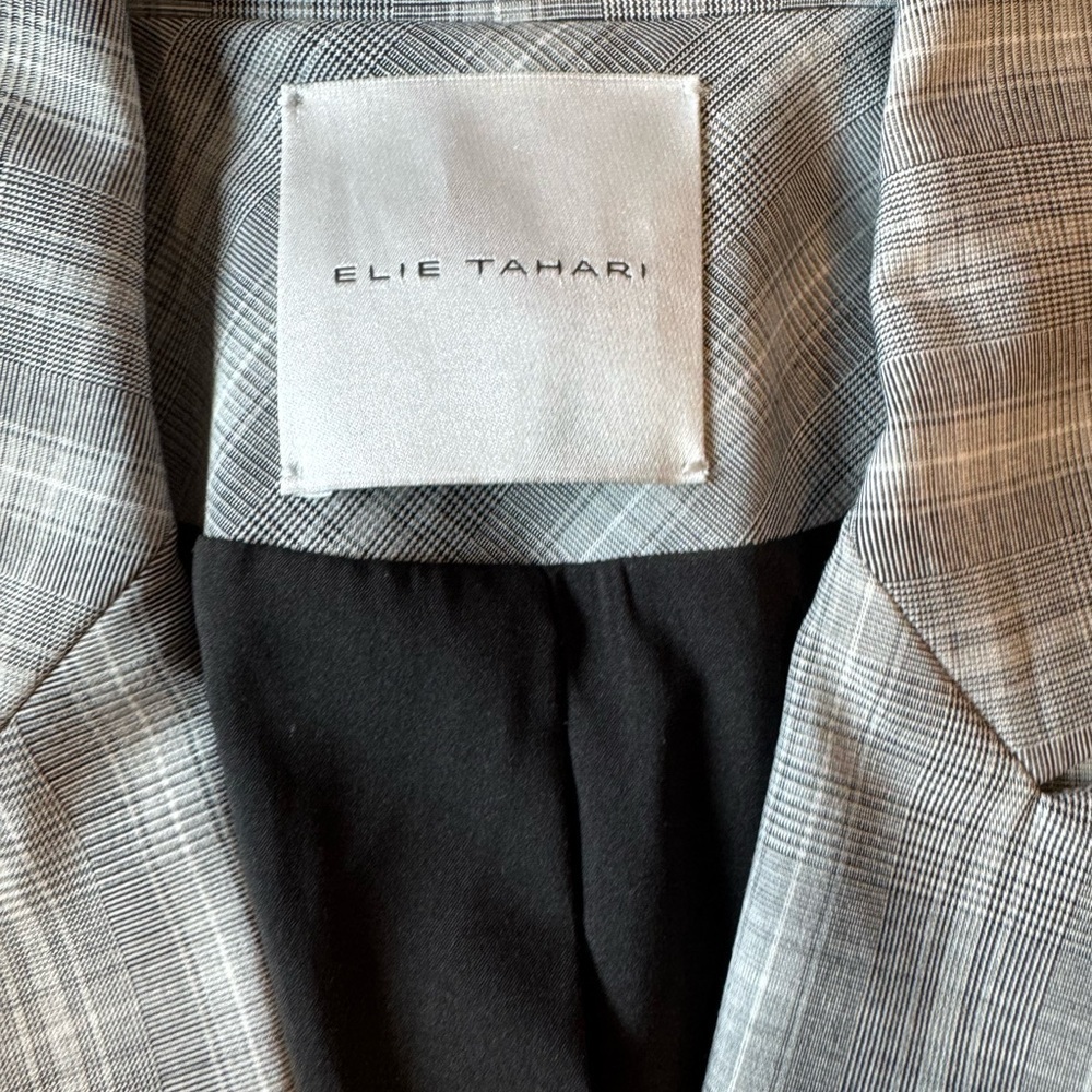 Elie Tahari Plaid Blazer - Picture 5 of 8